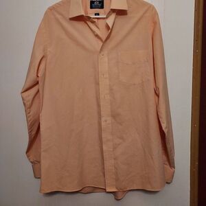 Stafford men's shirt 16 (34/35) VGC arm pit to pit 23 1/4 length is 30 inch